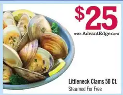 Price Chopper Littleneck Clams 50 Ct offer
