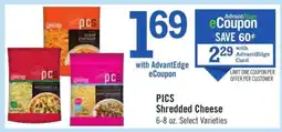 Price Chopper PICS Shredded Cheese offer