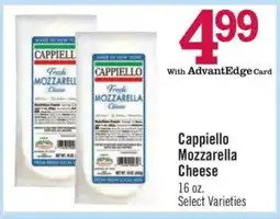 Price Chopper Cappiello Mozzarella Cheese offer