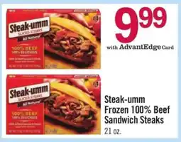 Price Chopper Steak-Umm offer