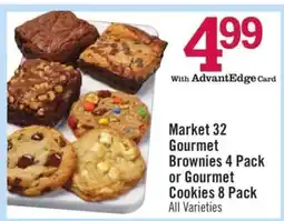 Price Chopper Market 32 Gourmet Brownies 4 Pack or Gourmet Cookies 8 Pack offer