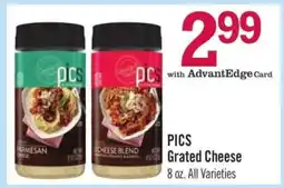 Price Chopper PICS Grated Cheese offer