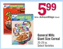 Price Chopper General Mills Giant Size Cereal offer