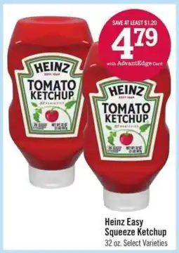 Price Chopper Heinz Easy Squeeze Ketchup offer