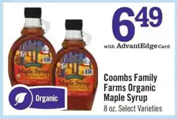 Price Chopper Coombs Family Farms Organic Maple Syrup offer