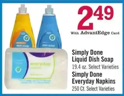 Price Chopper Simply Done Liquid Dish Soap offer