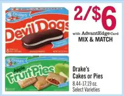 Price Chopper Drake's Cakes or Pies offer