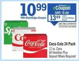 Price Chopper Coca-Cola 24 Pack offer