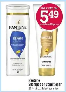 Price Chopper Pantene Shampoo or Conditioner offer