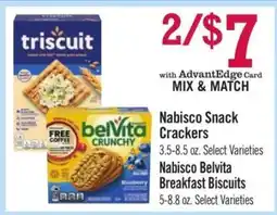 Price Chopper Nabisco Snack Crackers offer
