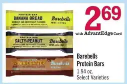 Price Chopper Barebells protein bars offer