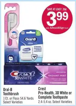 Price Chopper Oral-B Toothbrush offer