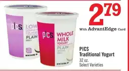 Price Chopper PICS Traditional Yogurt offer