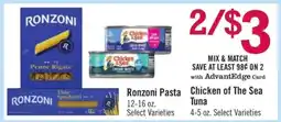 Price Chopper Ronzoni Pasta offer
