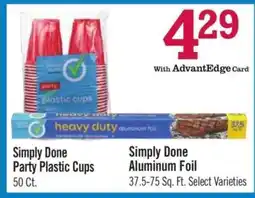 Price Chopper Simply Done Aluminum Foil offer