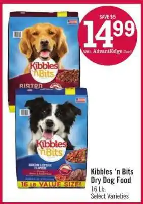 Price Chopper Kibbles ‘n Bits Dry Dog Food offer