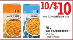 Price Chopper PICS Mac & Cheese Dinner offer