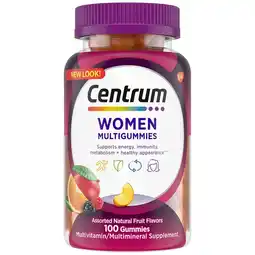 Walgreens Women Multivitamin & Multimineral Gummies Assorted Fruit offer