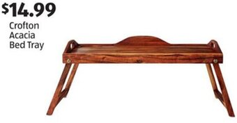 Aldi Crofton Acacia Bed Tray offer
