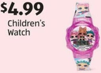 Aldi Children's Watch offer