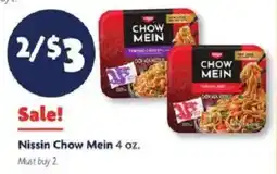 Family Dollar Nissin chow mein offer