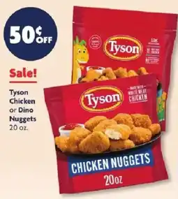 Family Dollar Tyson chicken or dino nuggets offer