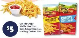 Family Dollar Ore-ida Crispy Waffle Fries offer