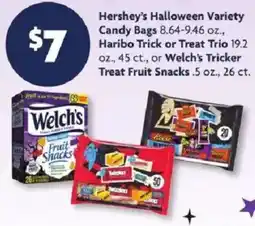 Family Dollar Hershey's Halloween Variety Candy Bags offer