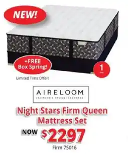 ABC Warehouse Aireloom Night Stars Firm Queen Mattress Set offer