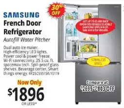 ABC Warehouse Samsung french door refrigerator offer