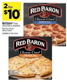Dollar General Red Baron Classic Crust Pepperoni Pizza offer