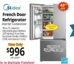 ABC Warehouse Midea French Door Refrigerator offer