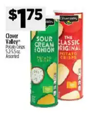 Dollar General Clover Valley potato crisps assorted offer