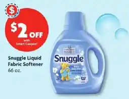 Family Dollar Snuggle liquid fabric softener offer