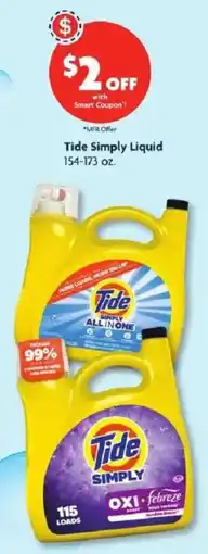 Family Dollar Tide Simply Liquid offer