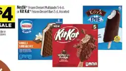 Dollar General Nestle frozen dessert multipacks 5-6 ct or Kit Kat frozen dessert bars 5 ct assorted offer