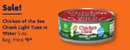 Family Dollar Chicken of the Sea chunk light tuna offer