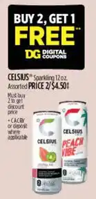 Dollar General Celsius Sparkling offer