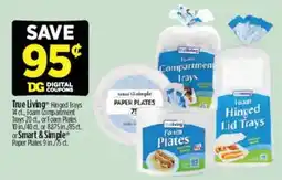 Dollar General True Living Hinged Trays offer
