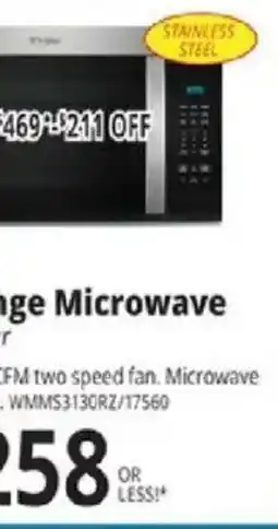 ABC Warehouse Stainless steel microwave offer