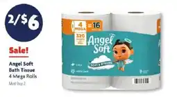 Family Dollar Angel Soft Bath Tissue offer