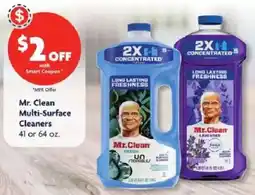 Family Dollar Mr. Clean Multi-Surface Cleaners offer