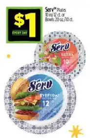 Dollar General Serv plates offer