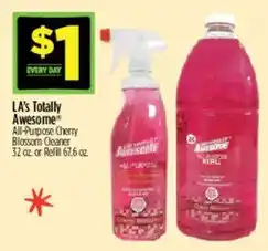 Dollar General La's Totally Awesome All-Purpose Cherry Blossom Cleaner offer