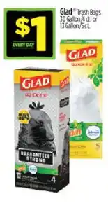 Dollar General Glad trash bags offer