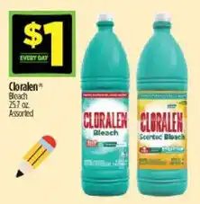 Dollar General Clorale Bleach offer