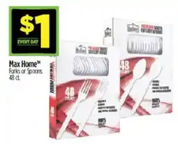 Dollar General Max Home forks or spoons offer