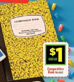 Dollar General Composition Book offer