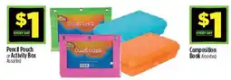 Dollar General Pencil Pouch or Activity Box Assorted offer