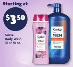 Family Dollar Suave body wash offer
